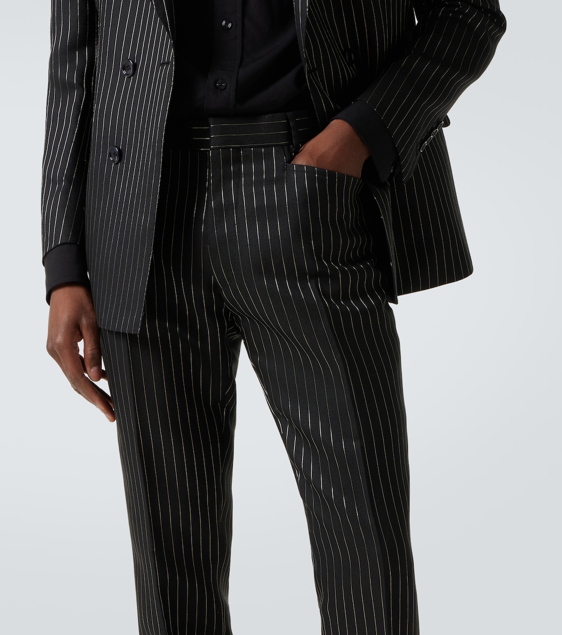 Dylan striped wool and silk suit pants | Tom Ford