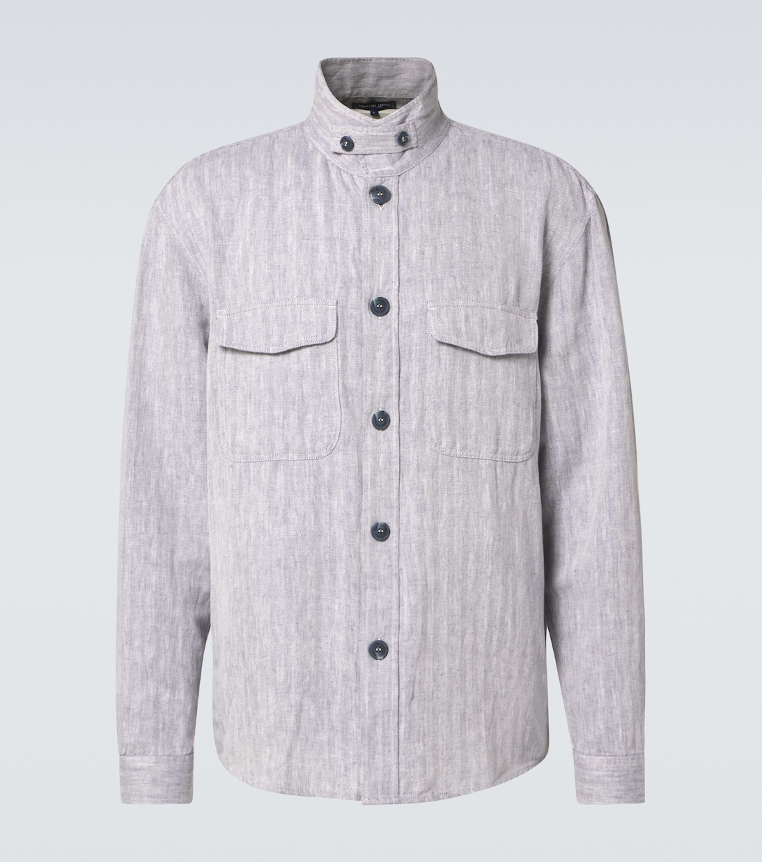 Nuno cotton and linen overshirt | Frescobol Carioca
