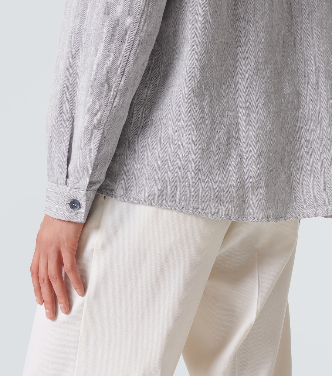 Nuno cotton and linen overshirt | Frescobol Carioca