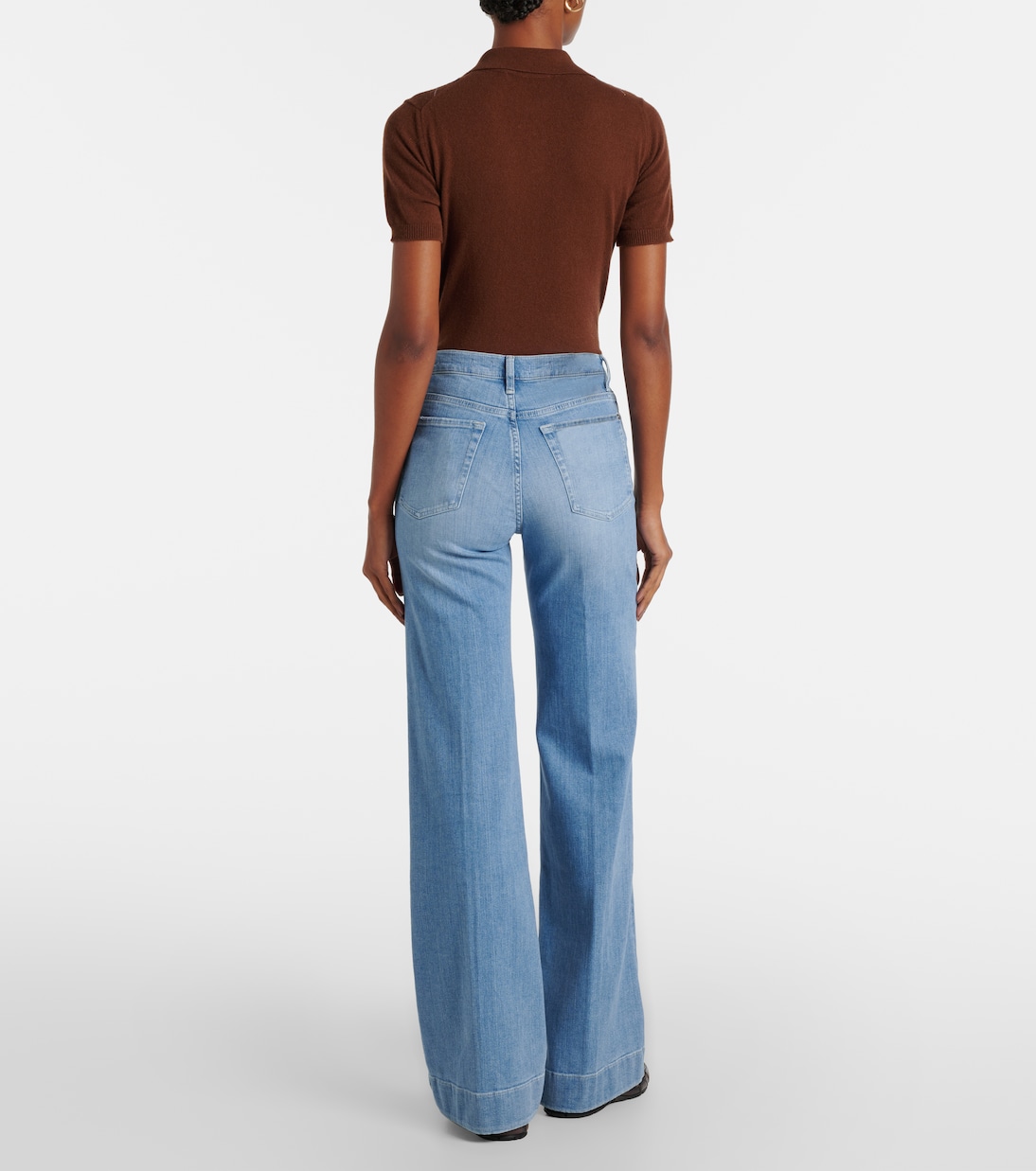 Jeans anchos de tiro alto | 7 For All Mankind