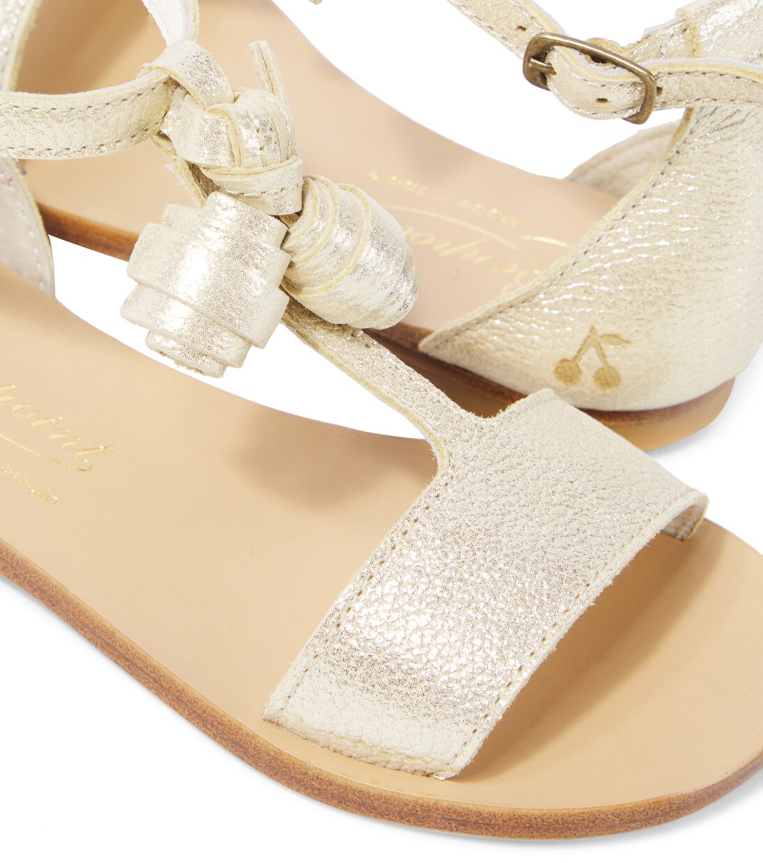 Elmas leather sandals | Bonpoint