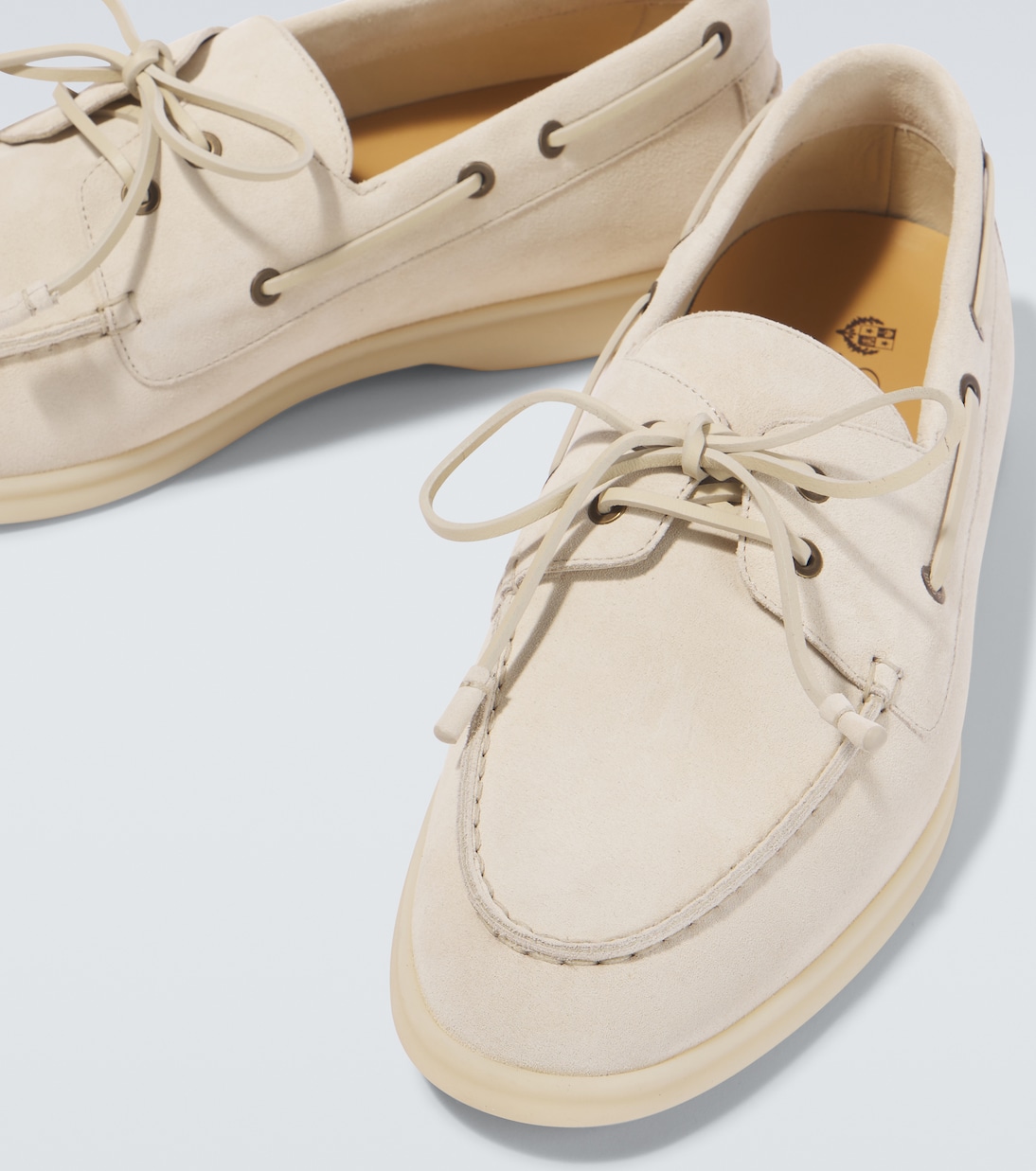 Sea-Sail Walk suede boat shoes | Loro Piana