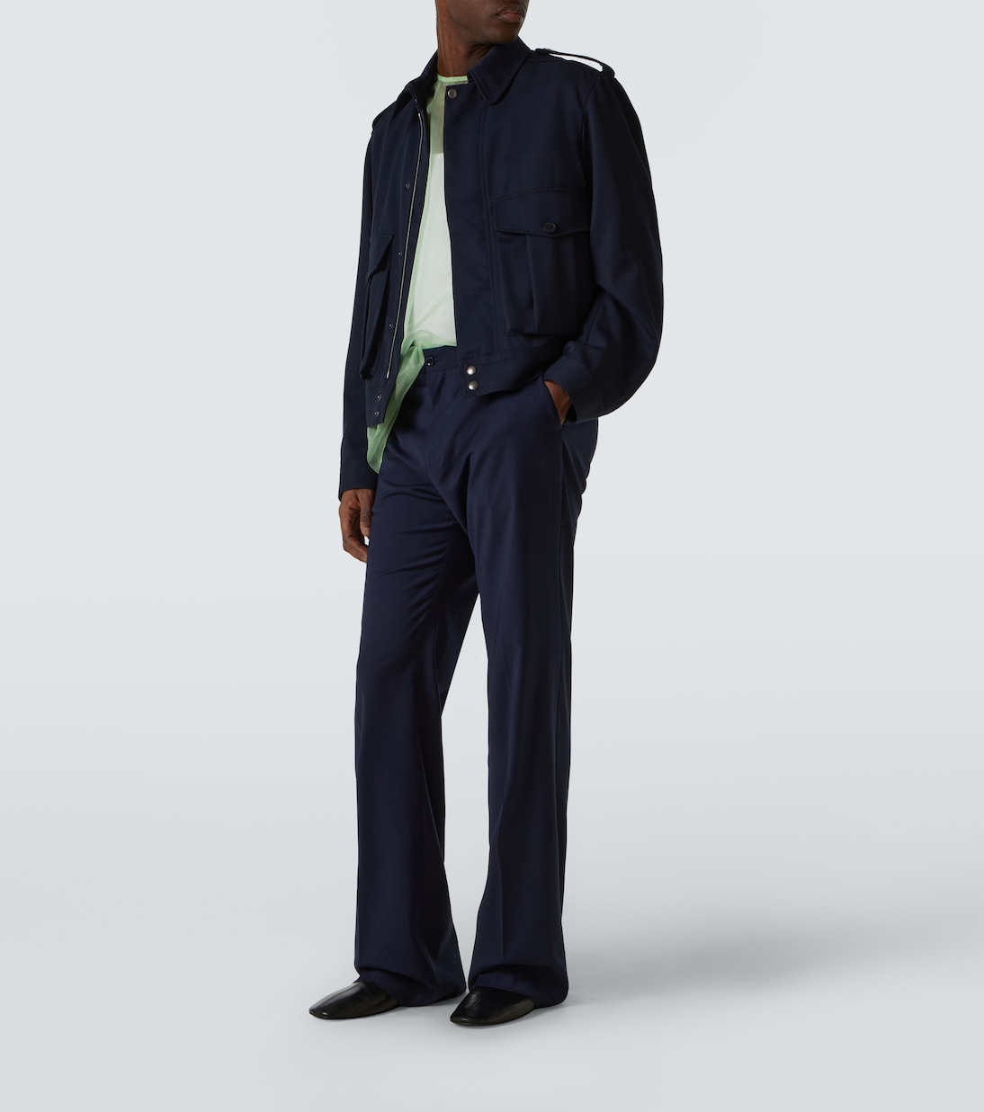 Wool gabardine jacket | Dries Van Noten