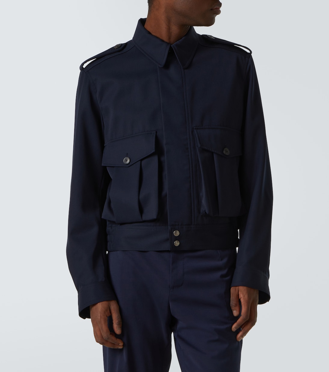 Wool gabardine jacket | Dries Van Noten