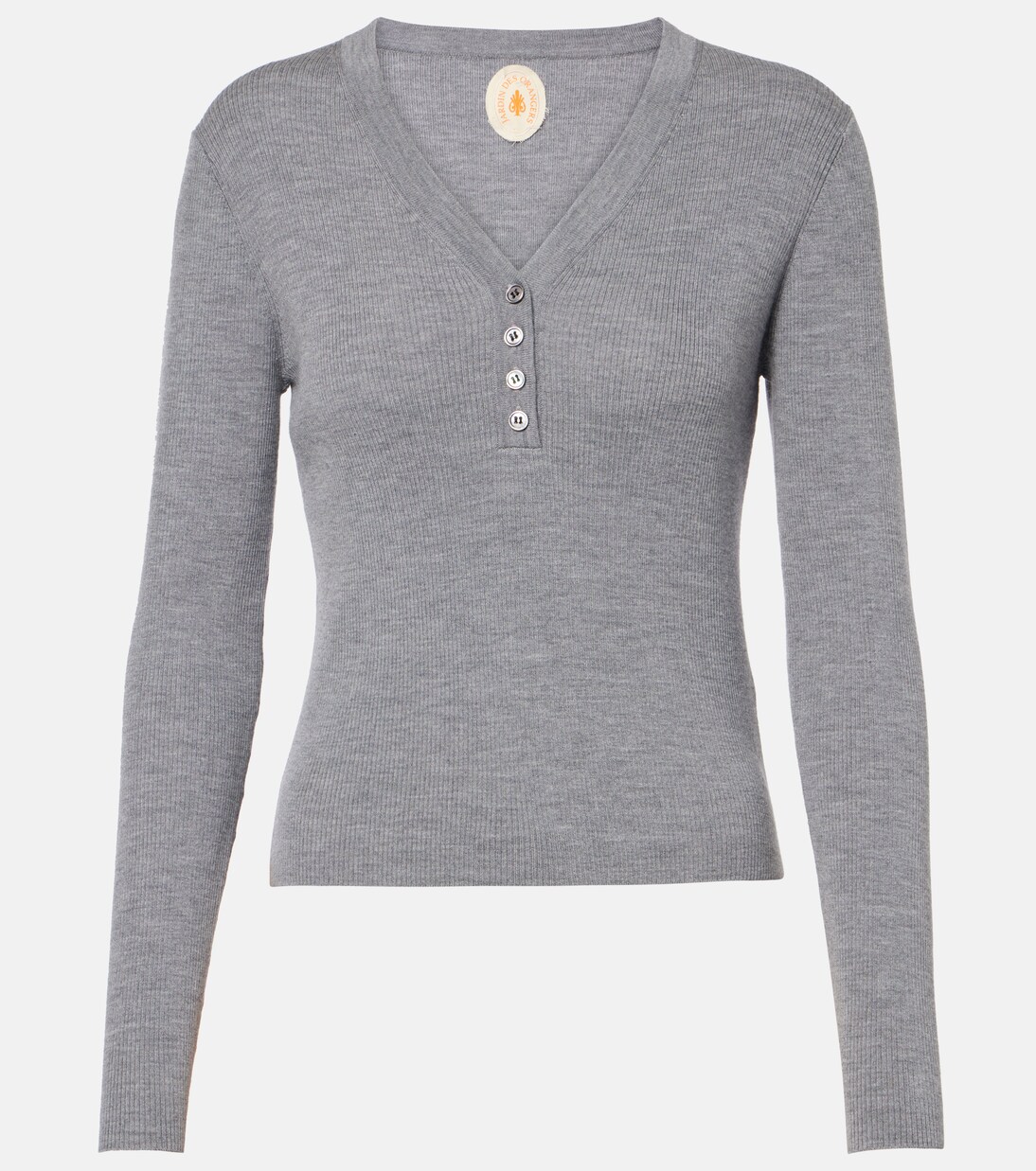 Top Henley en laine vierge | Jardin des Orangers