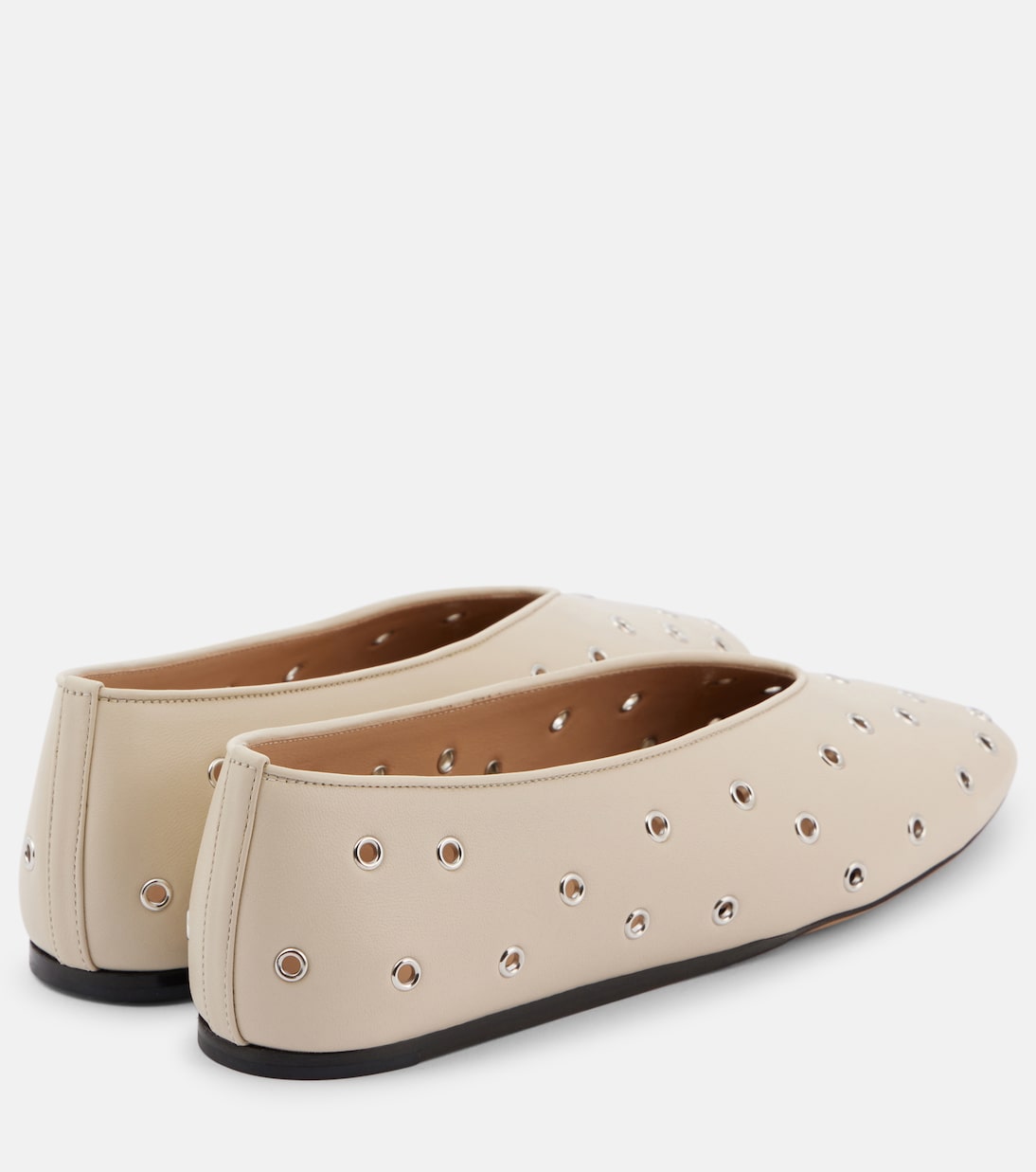 Regency embellished leather ballet flats | Le Monde Béryl