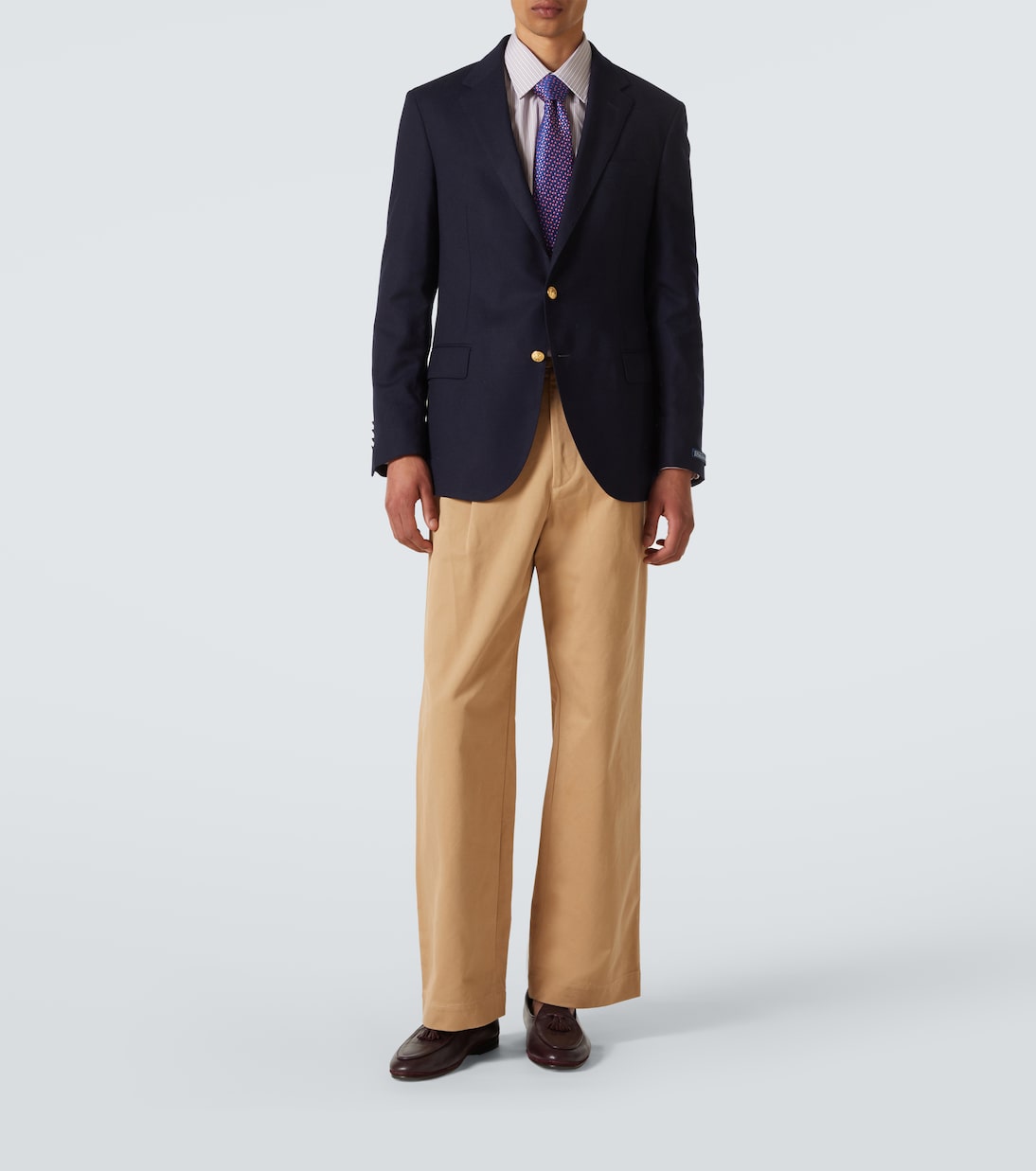 Chemise rayée en coton  | Charvet