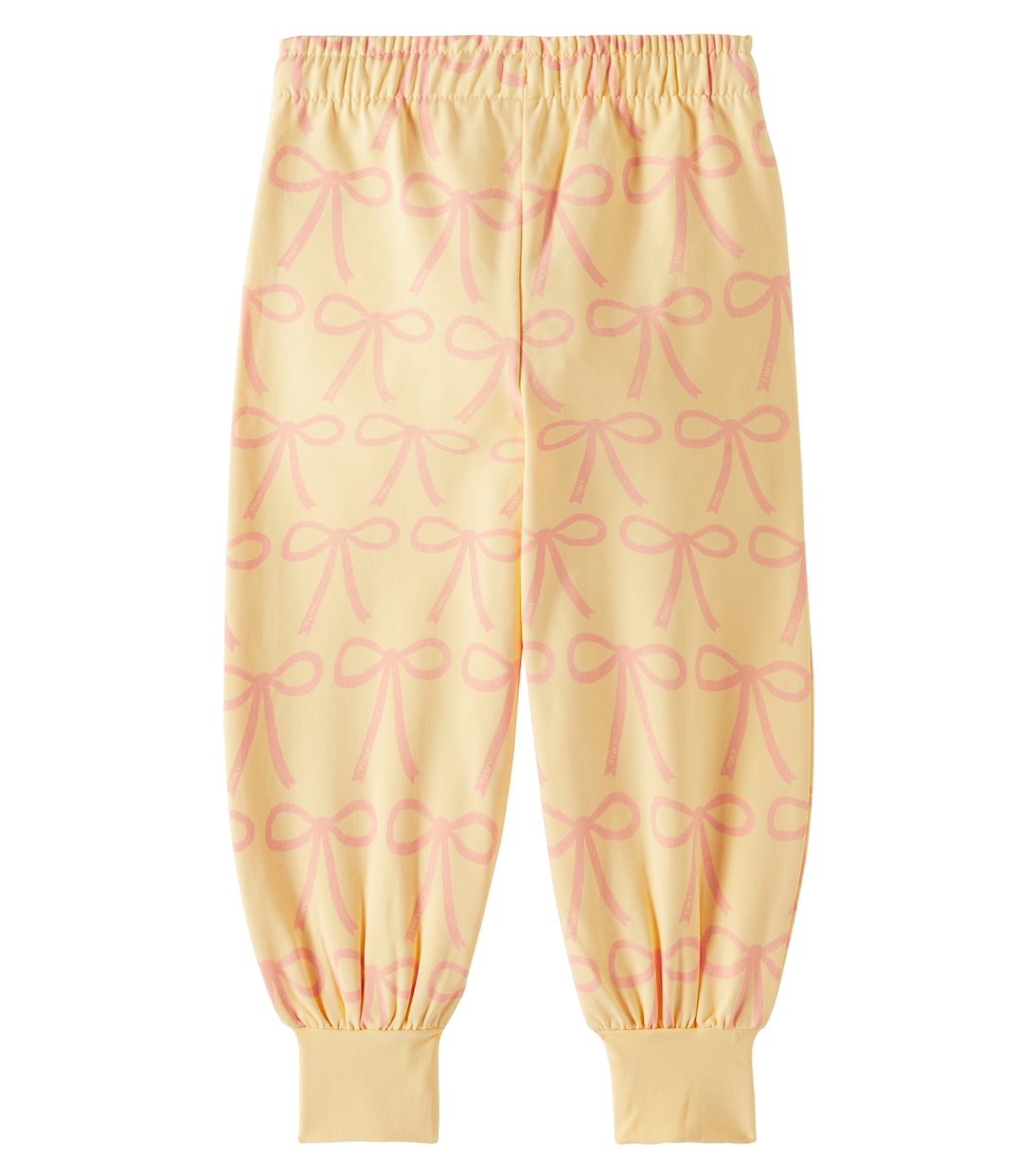 Bows cotton-blend jersey sweatpants | Tinycottons