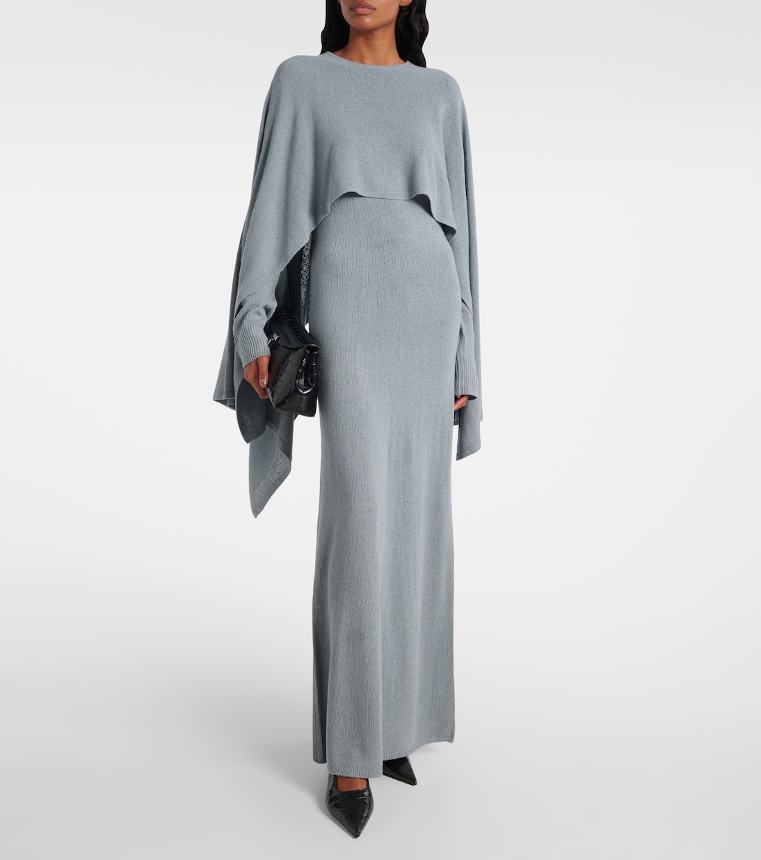 Maxikleid aus Seiden-Bouclé | Toteme