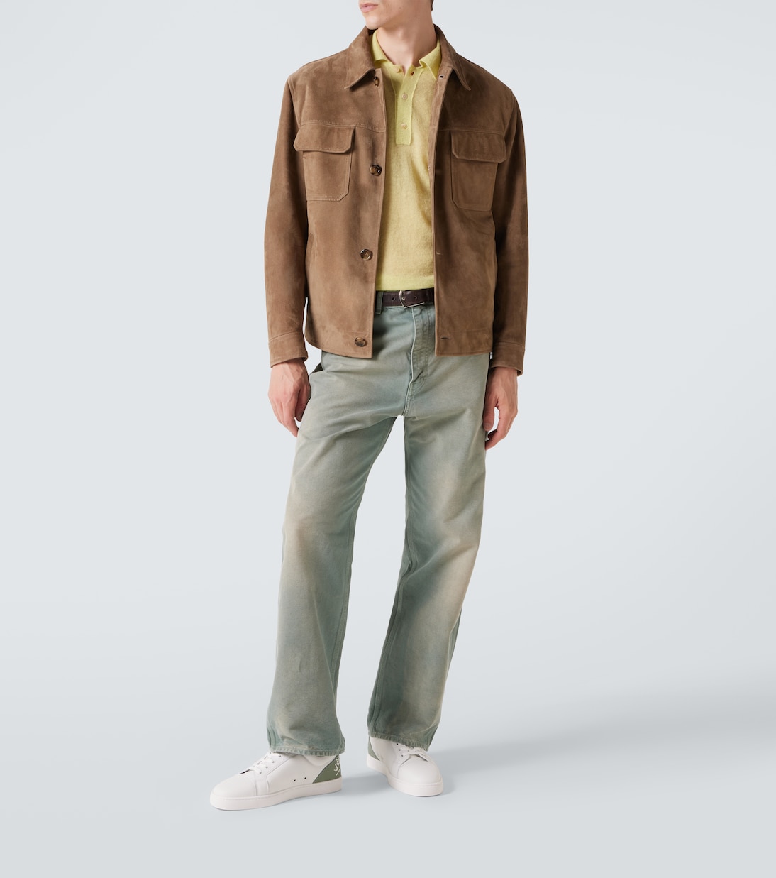 Fun Louis Junior leather sneakers | Christian Louboutin