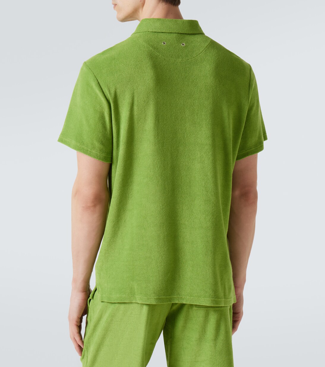 Cotton-blend terry bowling shirt | Vilebrequin