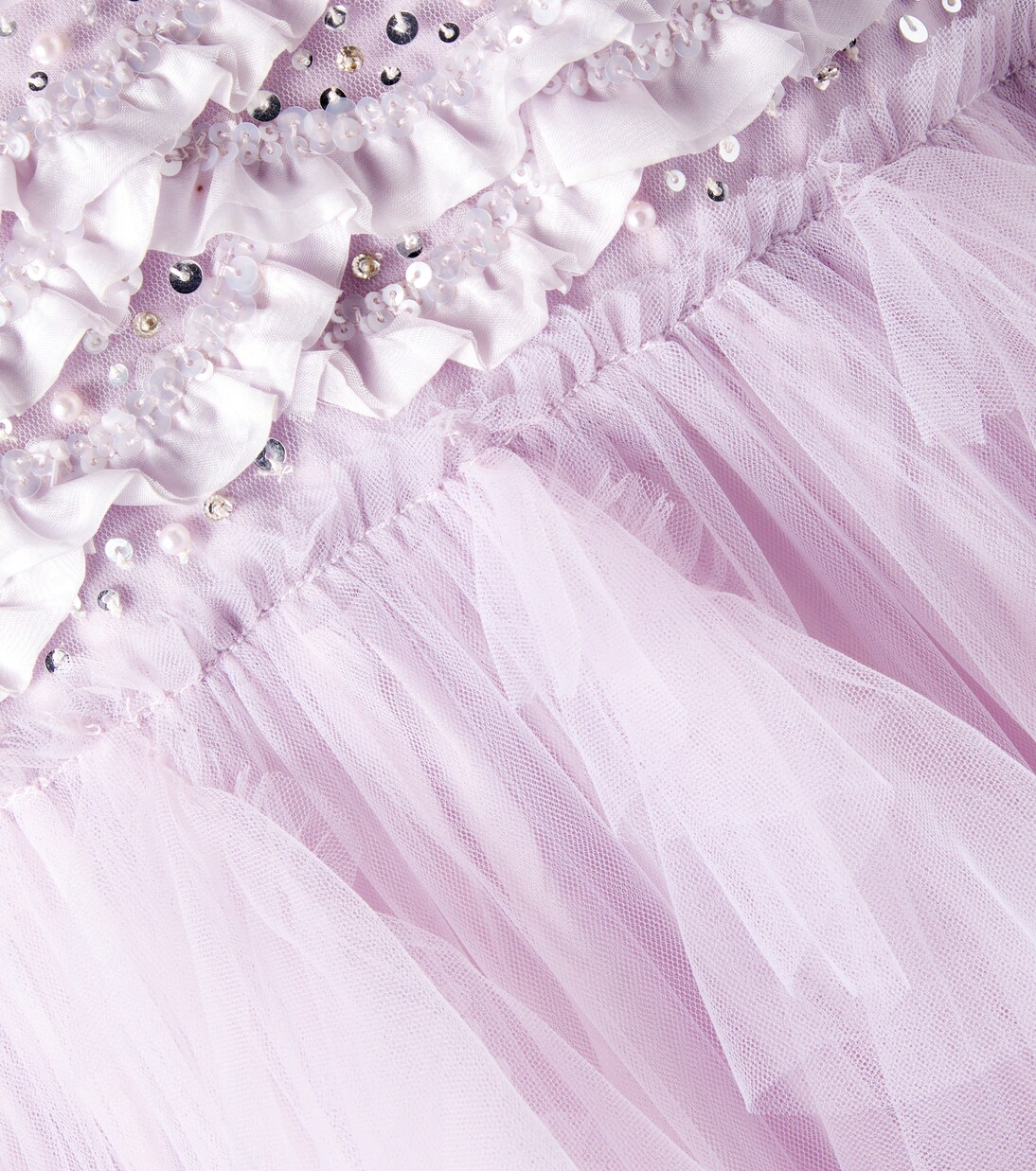 Sequined ruffled tulle dress | Tutu Du Monde