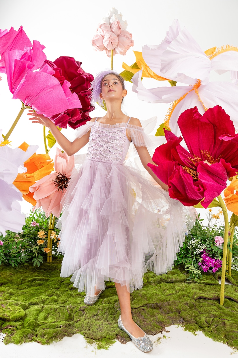 Sequined ruffled tulle dress | Tutu Du Monde