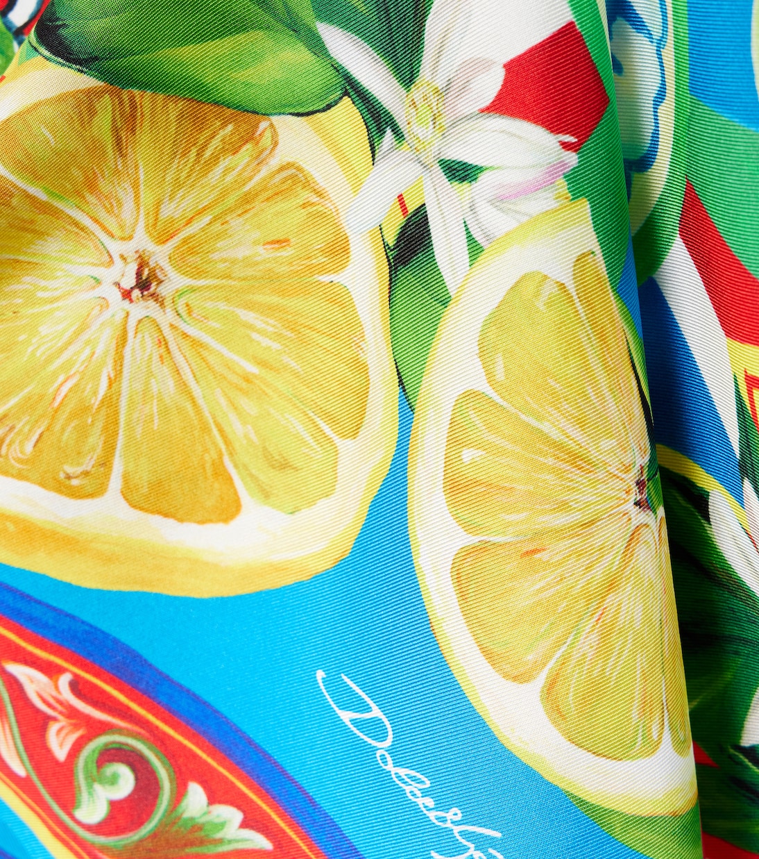 Printed silk twill scarf | Dolce&Gabbana