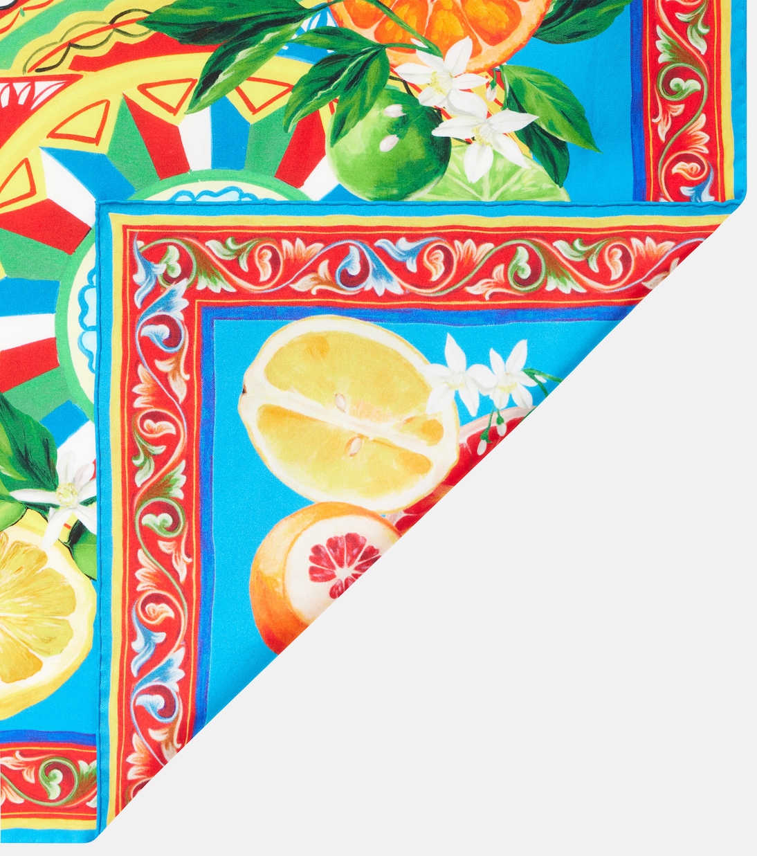 Printed silk twill scarf | Dolce&Gabbana