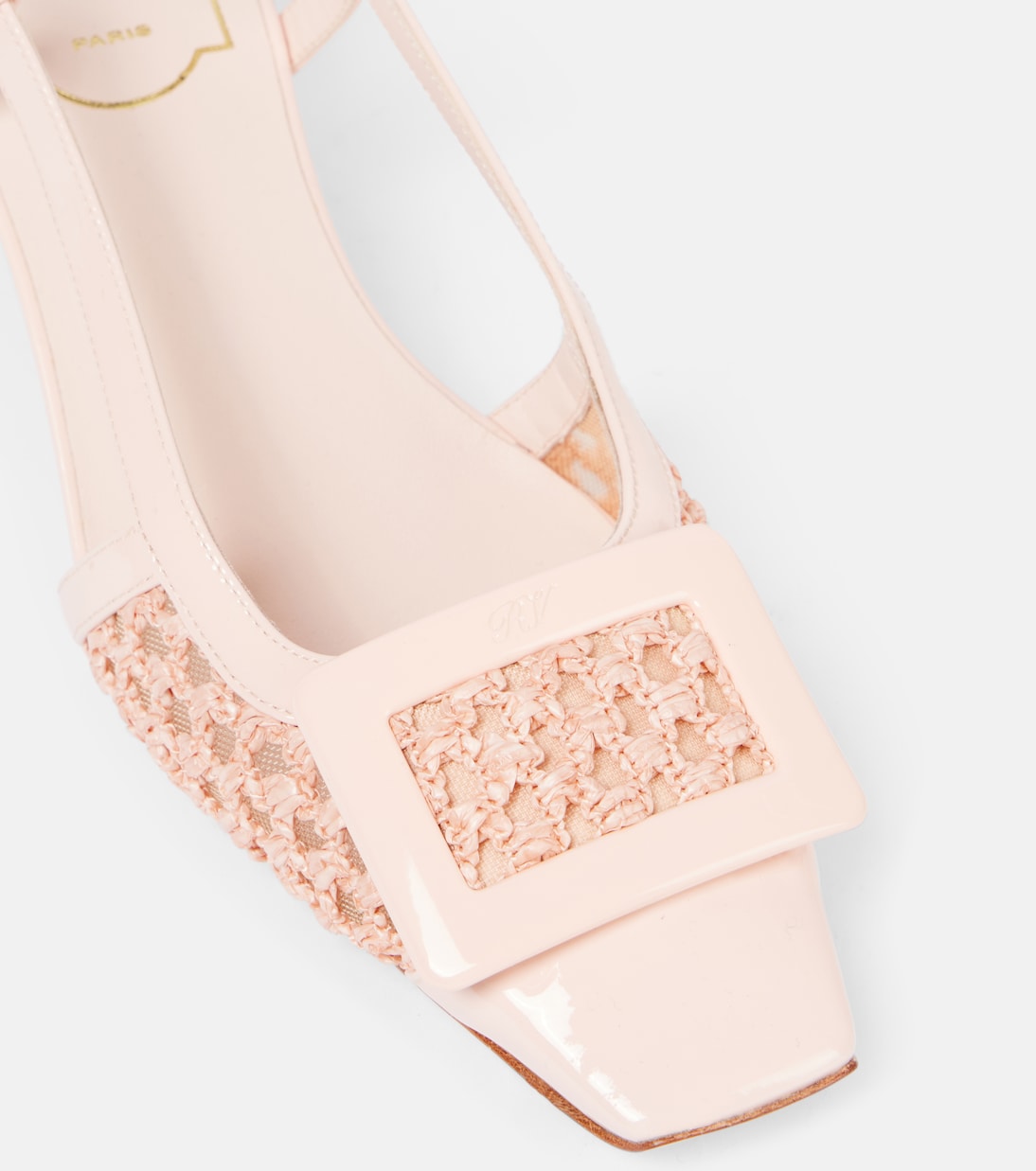 Belle Vivier 45 crochet slingback pumps | Roger Vivier