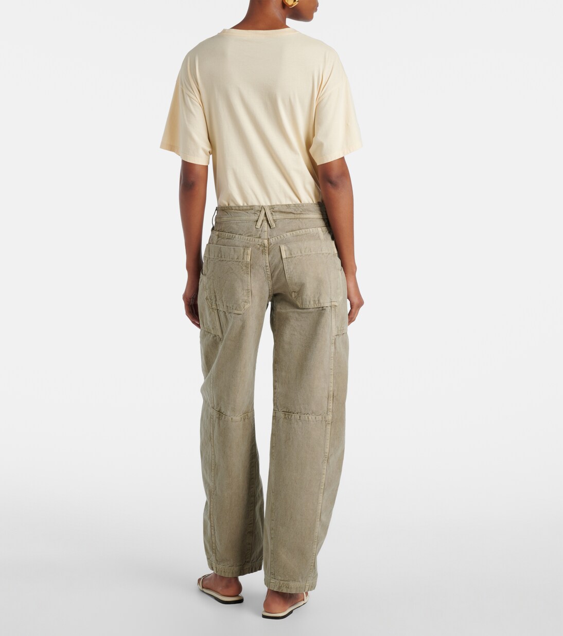 Rookie cotton barrel-leg cargo pants | Slvrlake