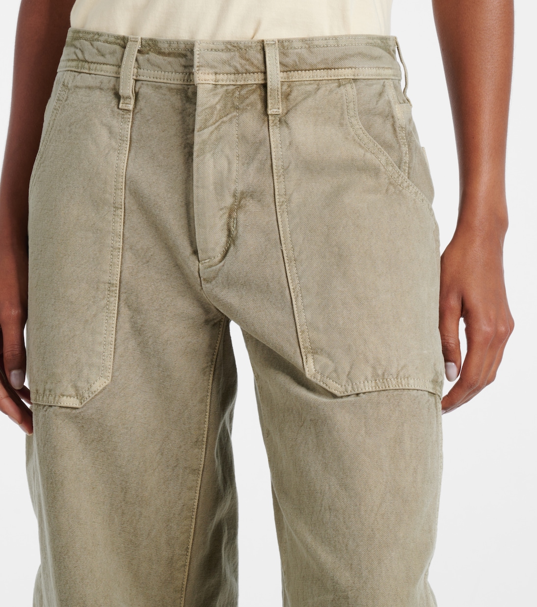 Rookie cotton barrel-leg cargo pants | Slvrlake