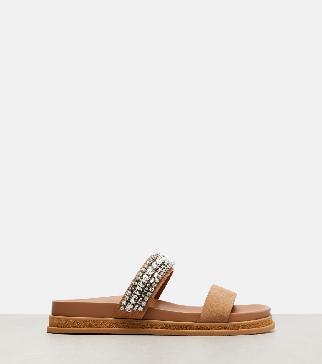 Jadi crystal-embellished suede slides | Jimmy Choo
