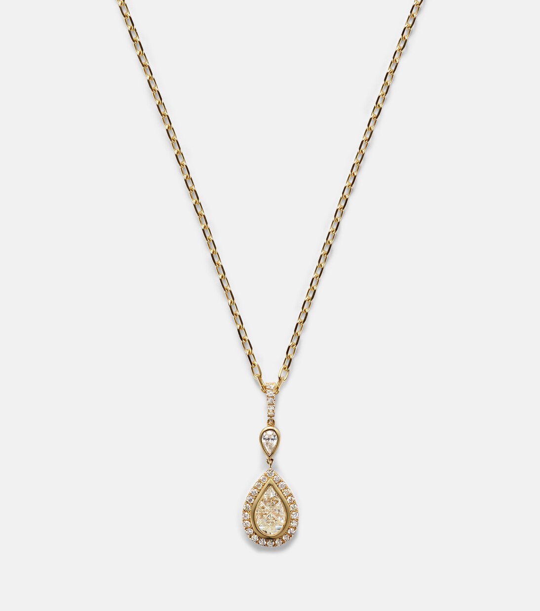 Collar con colgante de oro de 18 ct con diamantes | Shay Jewelry