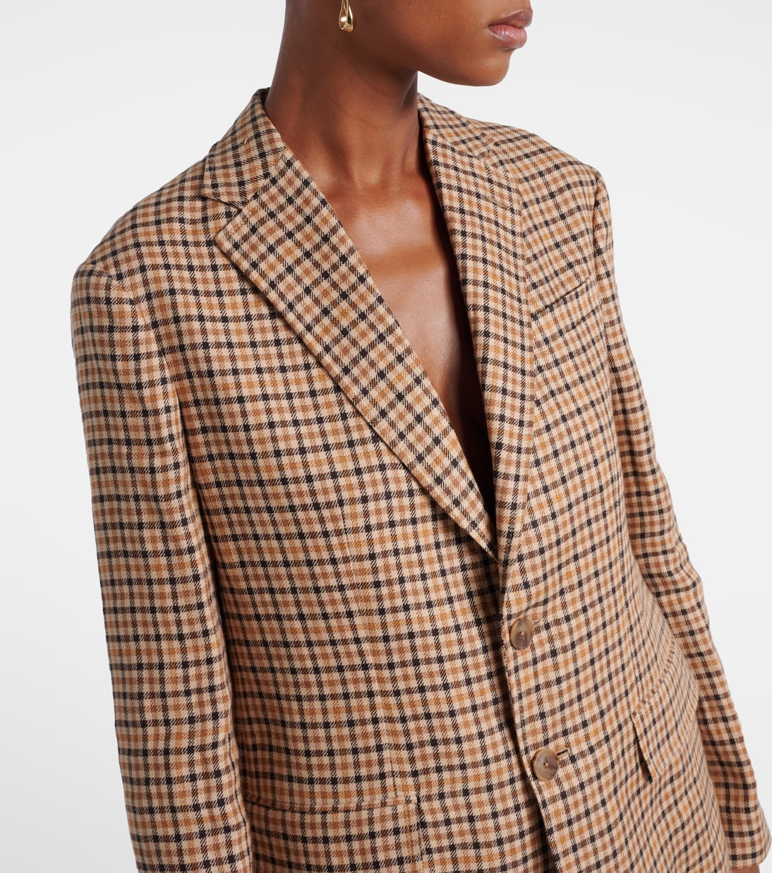 Blazer en lin à carreaux | Polo Ralph Lauren