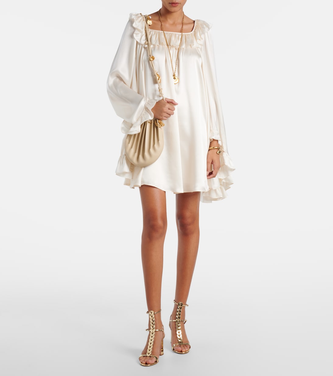 Sandalen Destiny Gladiator 85 aus Leder | Aquazzura