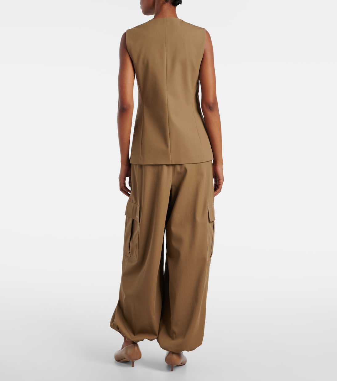 Weste aus Baumwoll-Twill | Max Mara