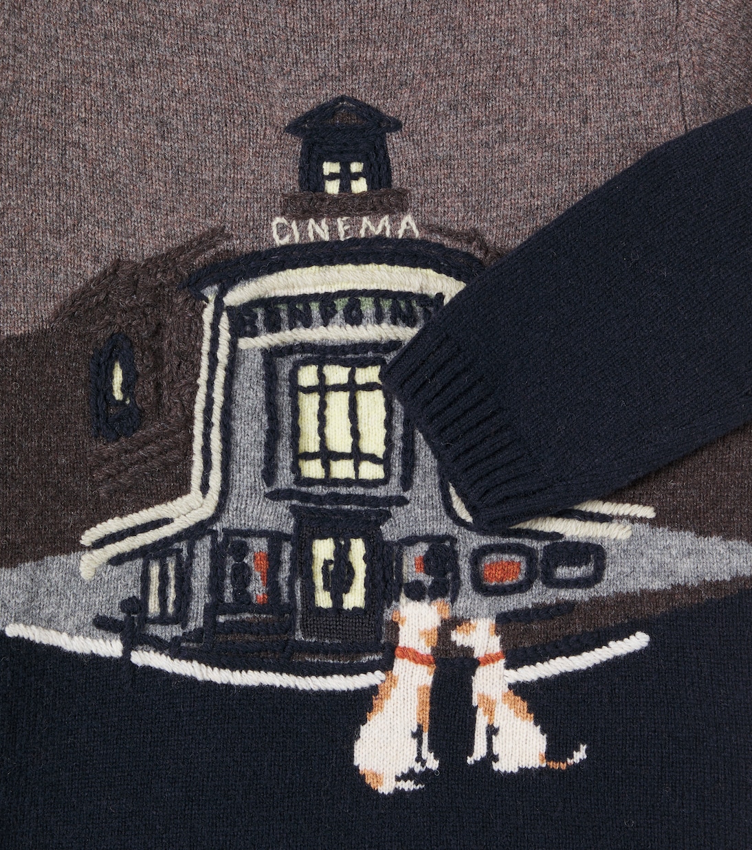 Pullover in lana jacquard | Bonpoint