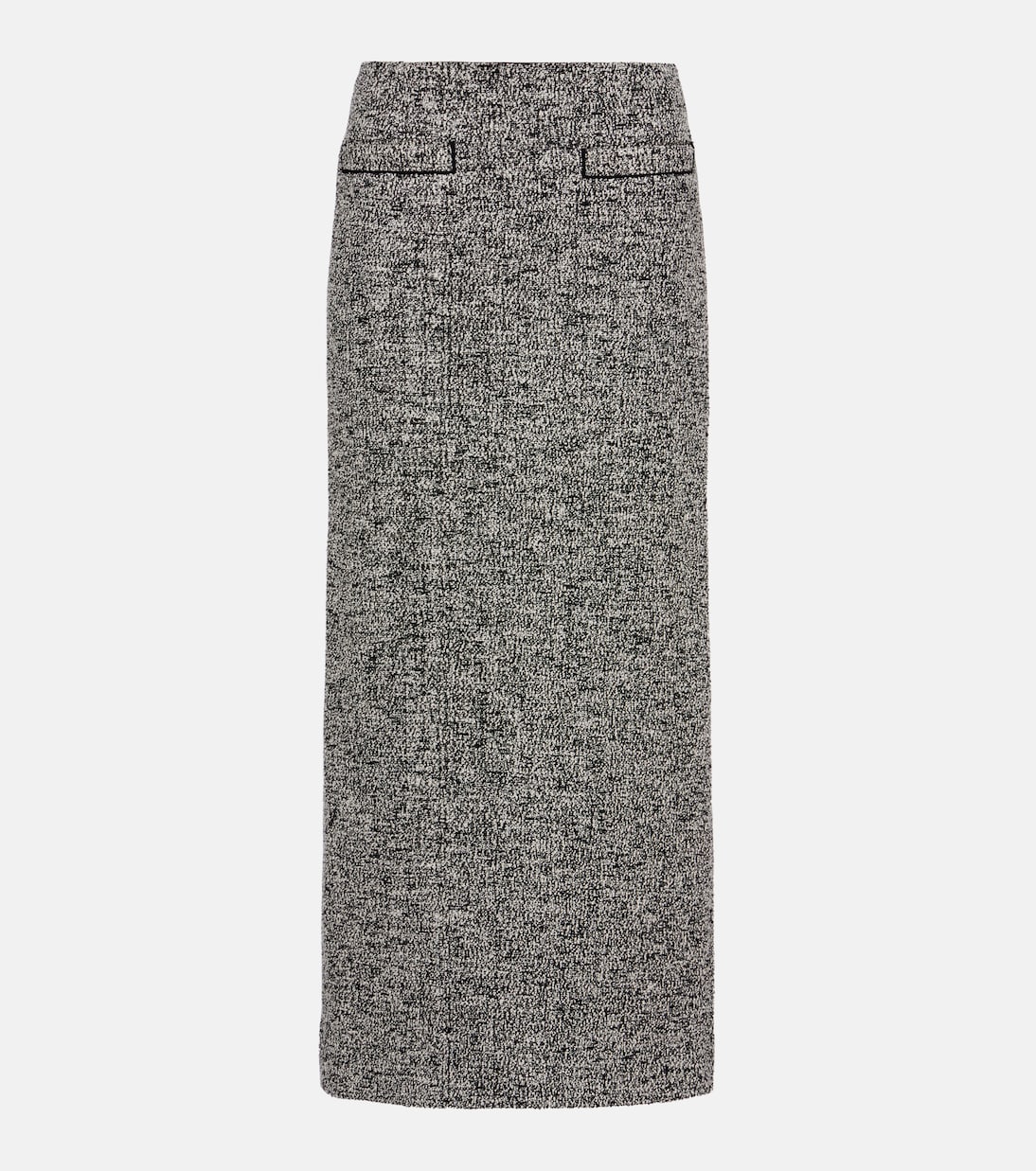 Falda tubo de bouclé en mezcla de algodón | Oscar de la Renta