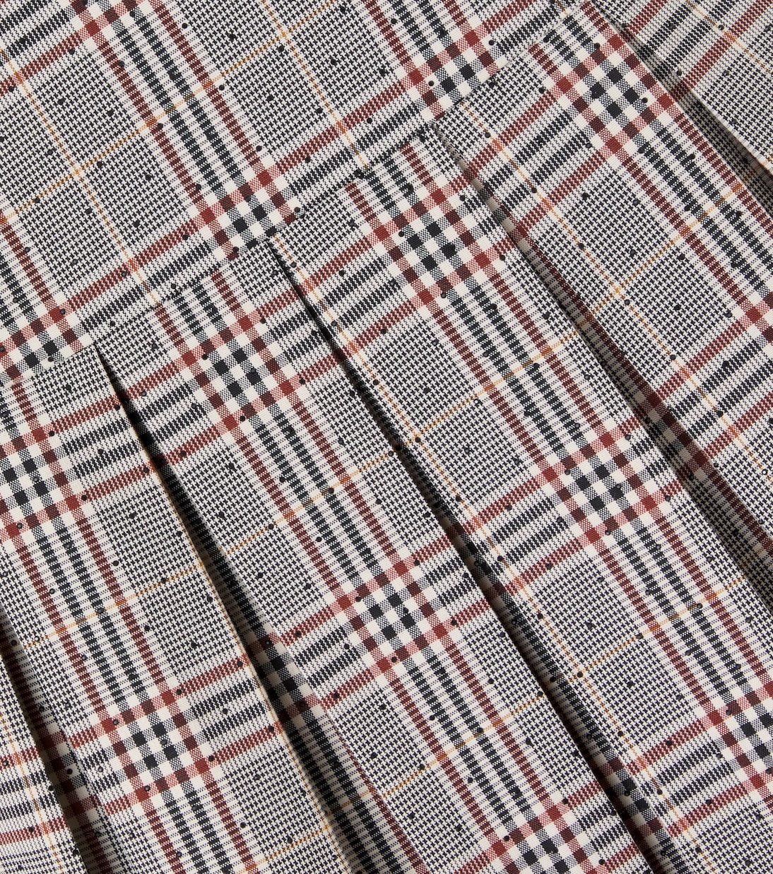 Checked pleated dress | Tartine et Chocolat