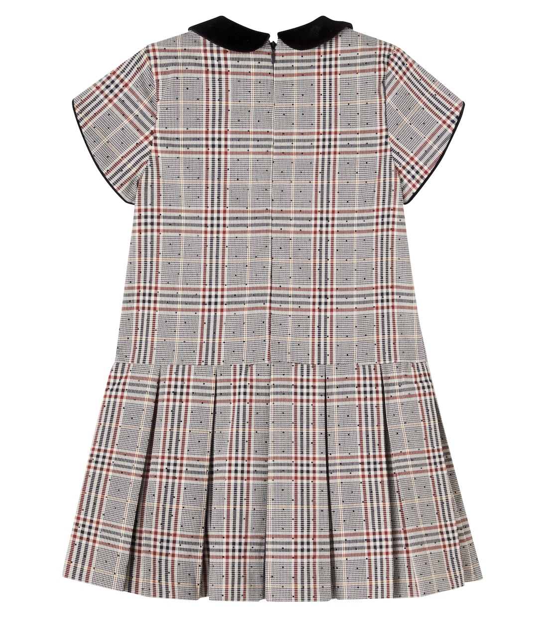 Checked pleated dress | Tartine et Chocolat
