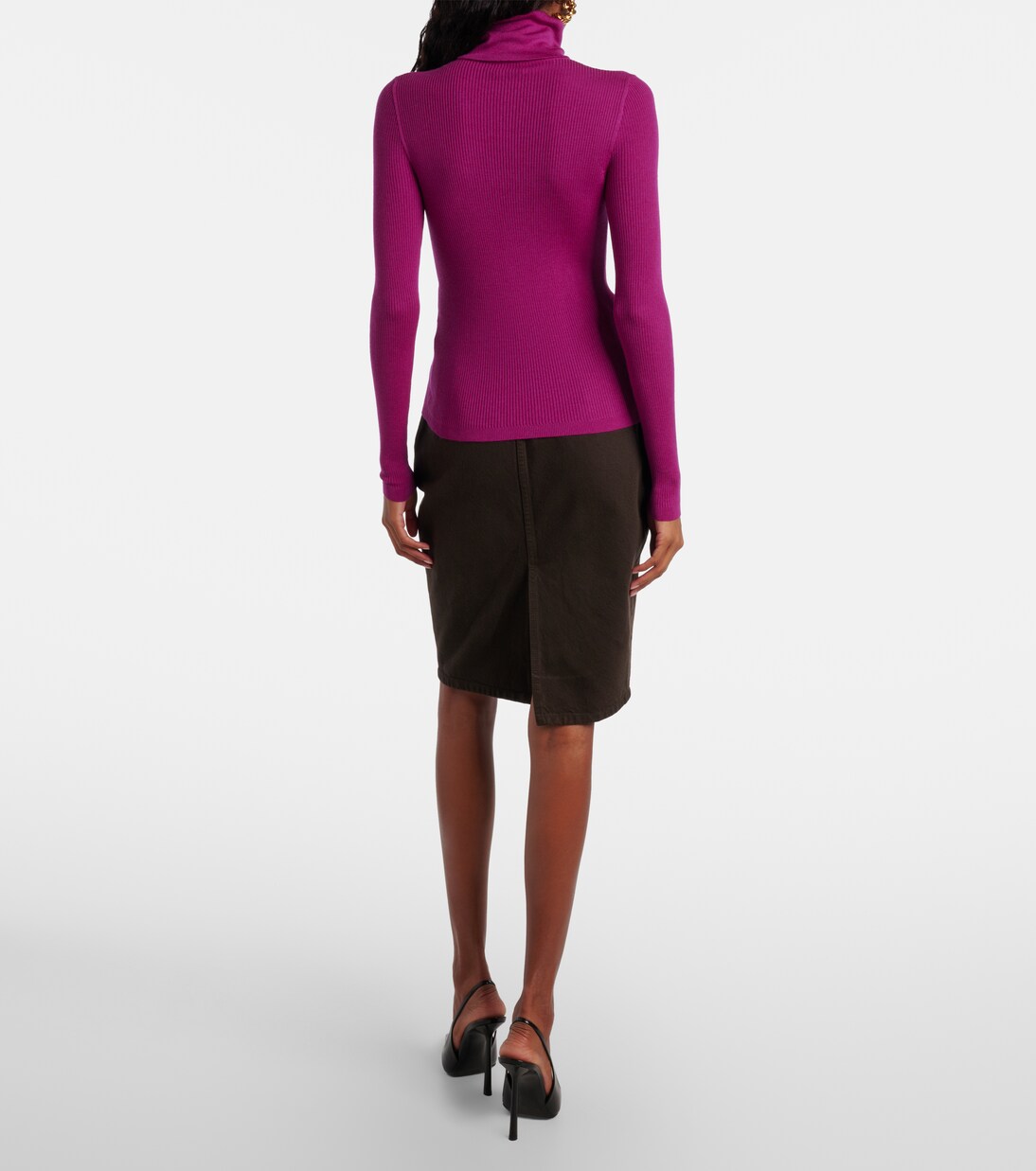 Wool, cashmere, and silk sweater | Saint Laurent