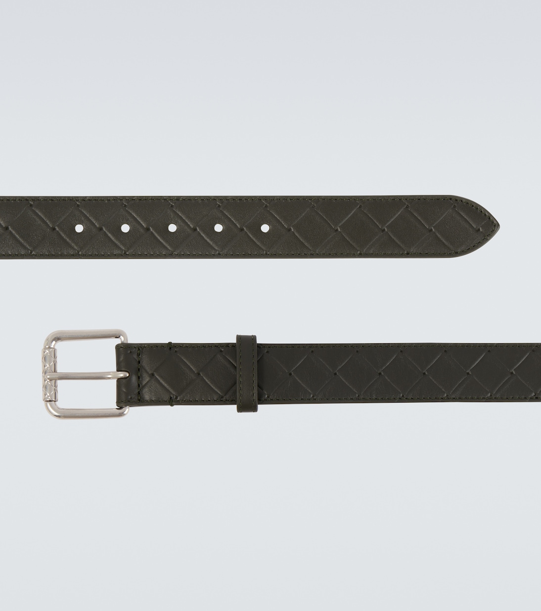 Intrecciato embossed leather belt | Bottega Veneta