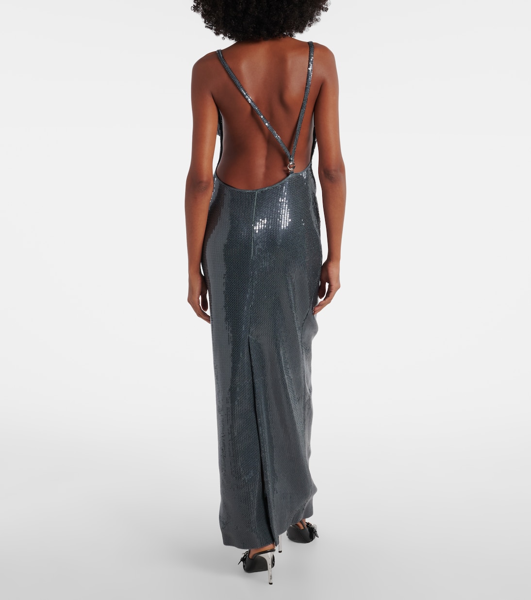Sequined draped gown | Coperni
