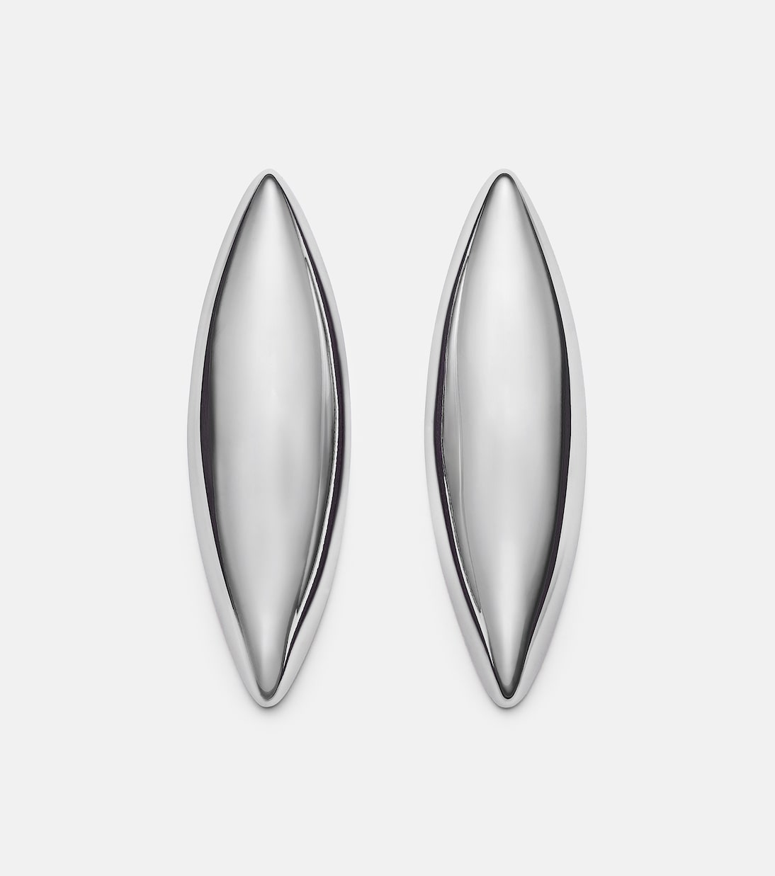 Puffy Dagger Small 10kt rhodium-plated earrings | Jennifer Fisher