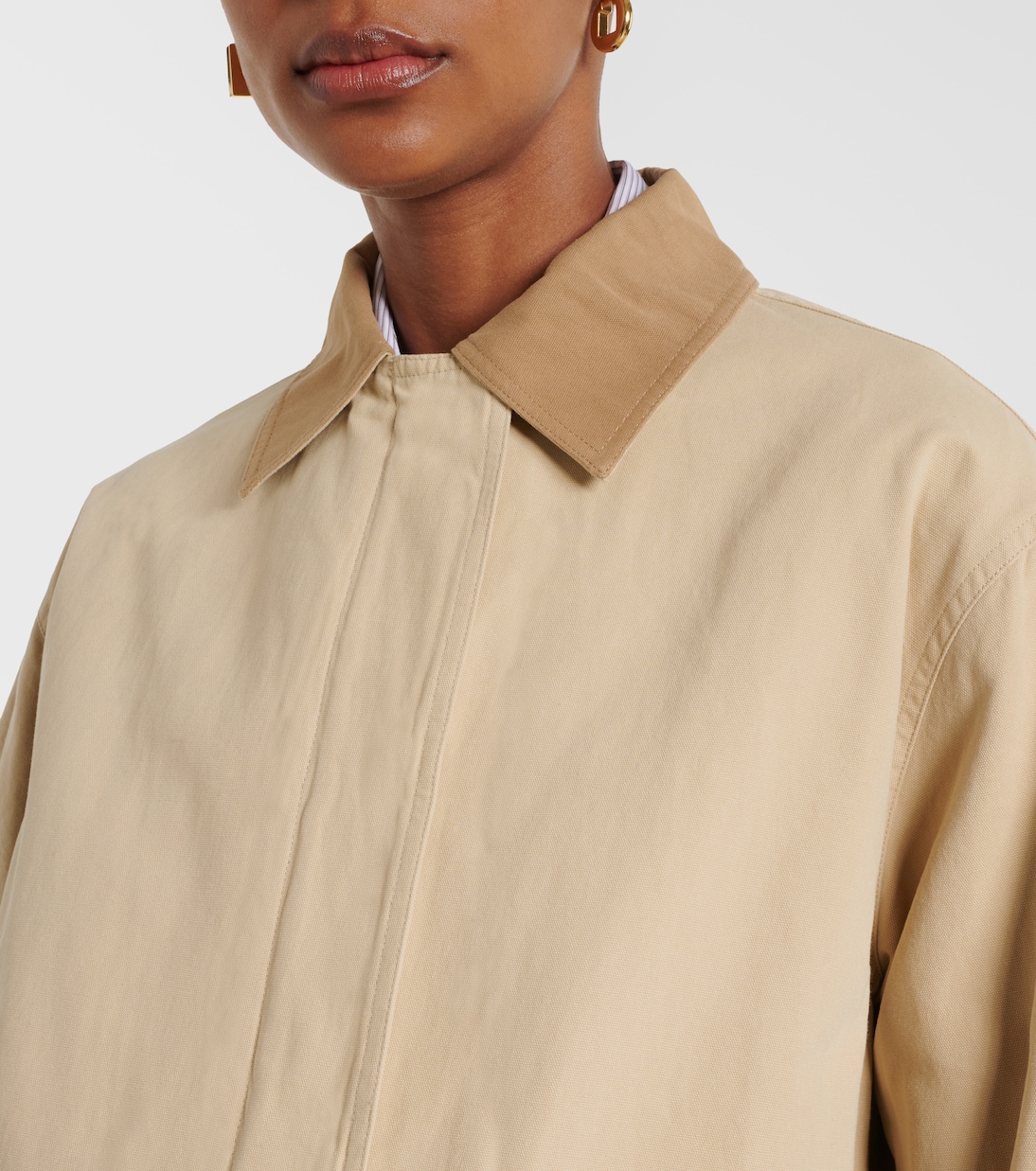 Giacca Rosa in gabardine di cotone | Velvet