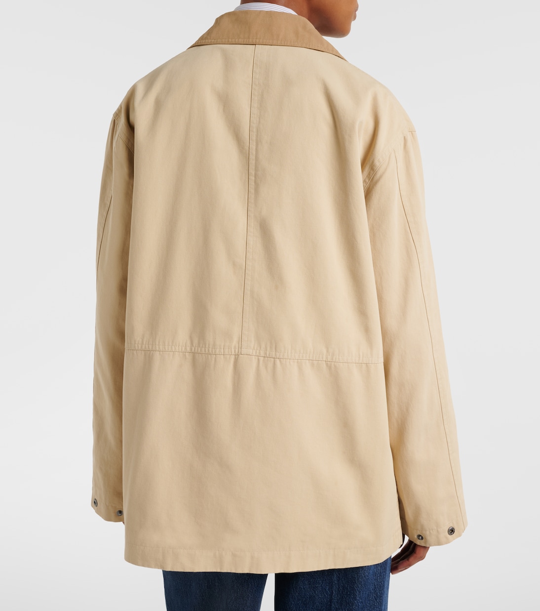 Giacca Rosa in gabardine di cotone | Velvet