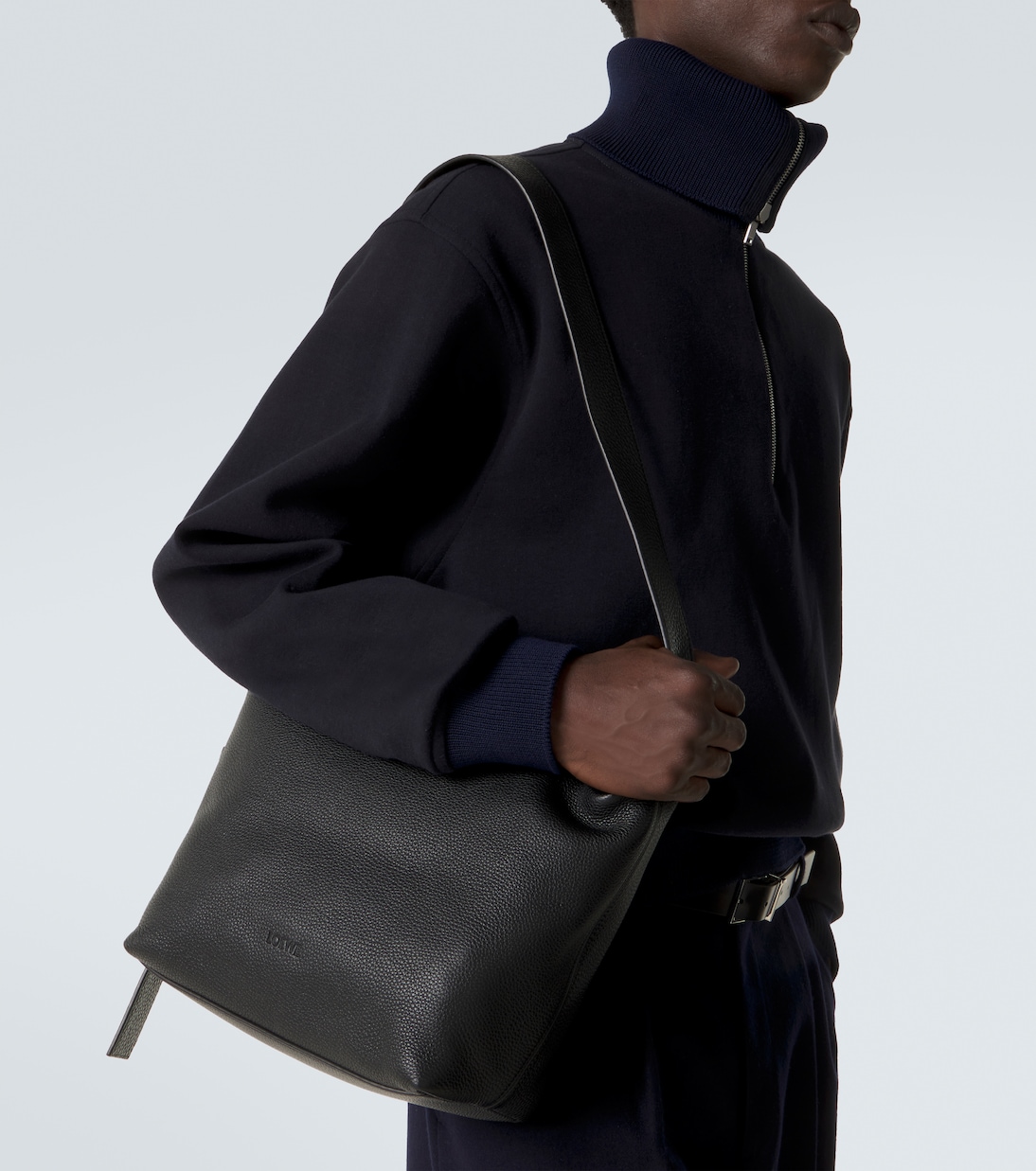 Cotton half-zip sweatshirt | Jil Sander