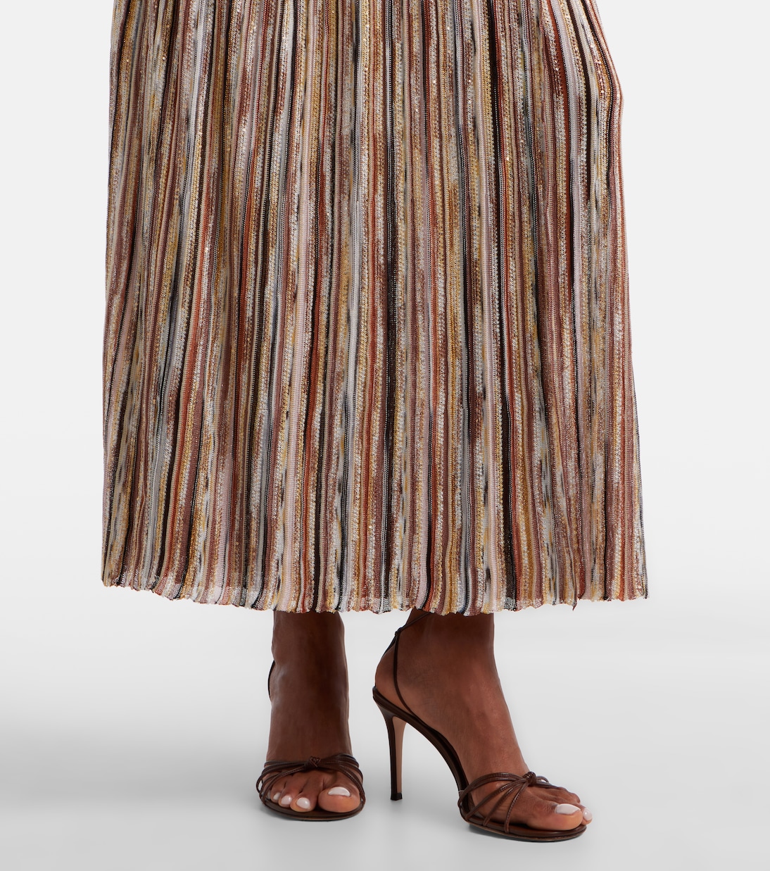 Sequined striped maxi dress | Missoni