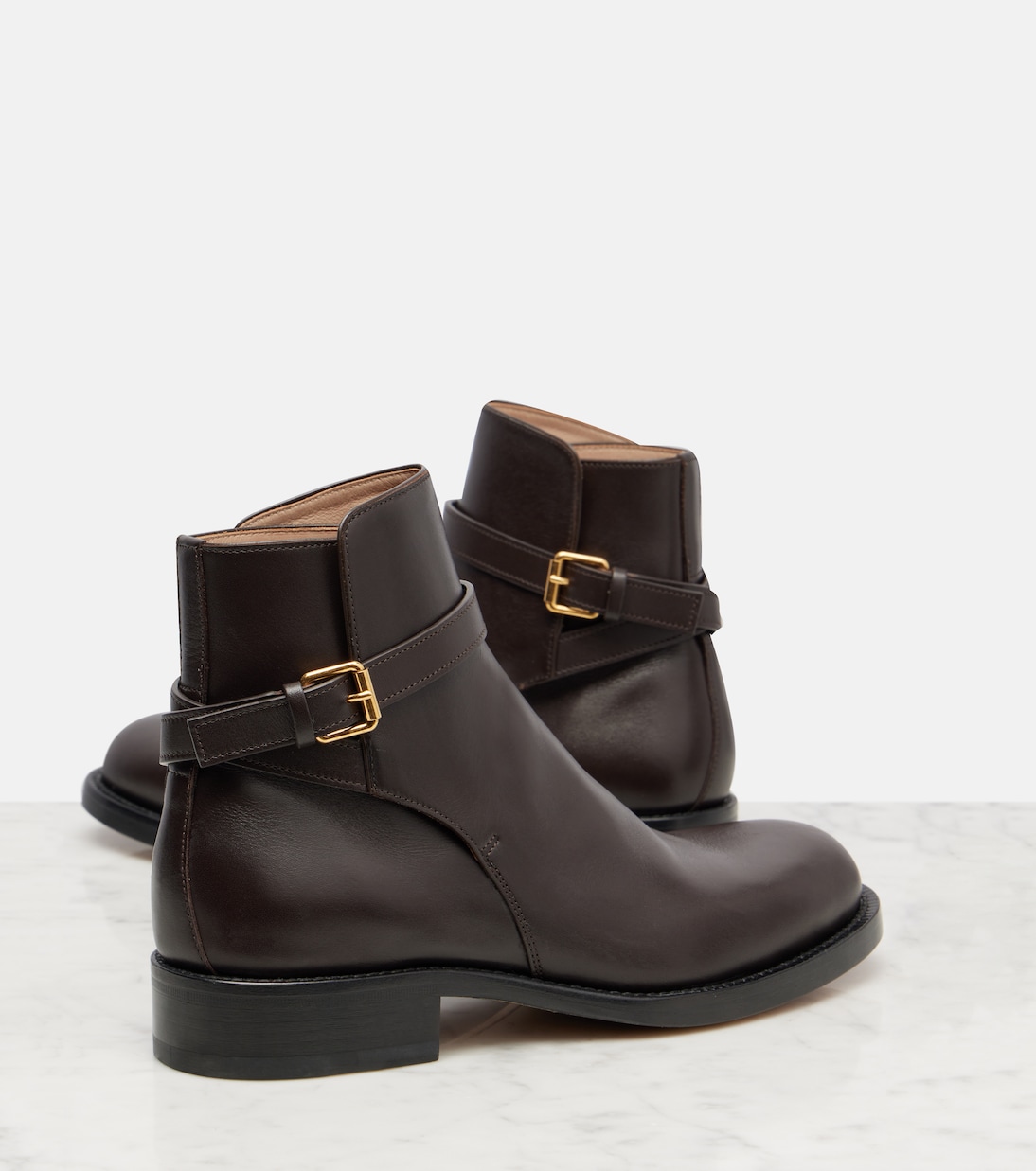 Nobilis leather ankle boots | The Row