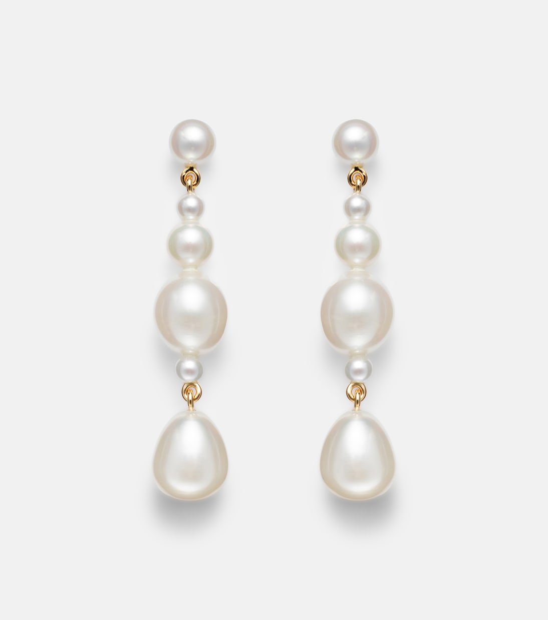 Orecchini Petite Amis De La Perle in oro 14kt con perle d'acqua dolce | Sophie Bille Brahe