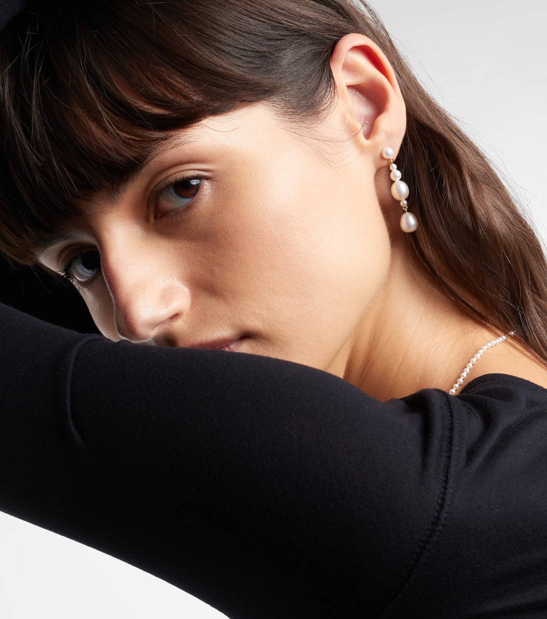 Orecchini Petite Amis De La Perle in oro 14kt con perle d'acqua dolce | Sophie Bille Brahe