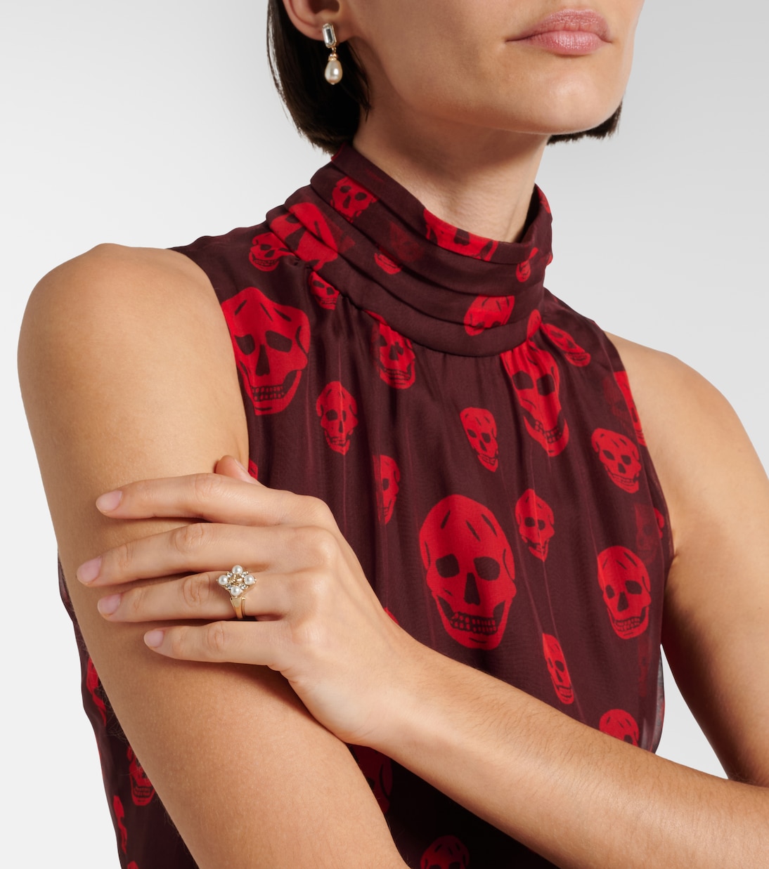 Anillo SKull adornado | McQueen