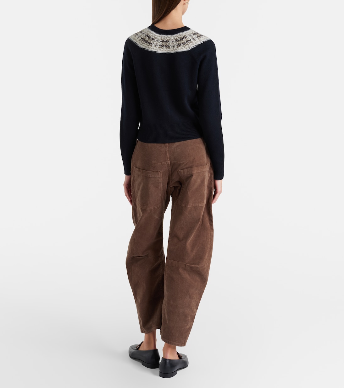 Shon corduroy barrel-leg pants | Nili Lotan