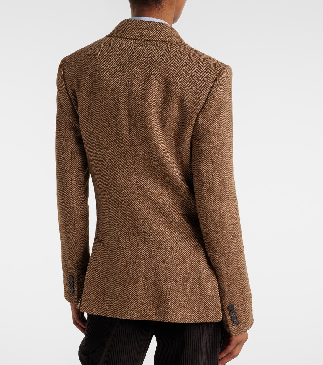Herringbone linen, wool, and silk blazer | Polo Ralph Lauren