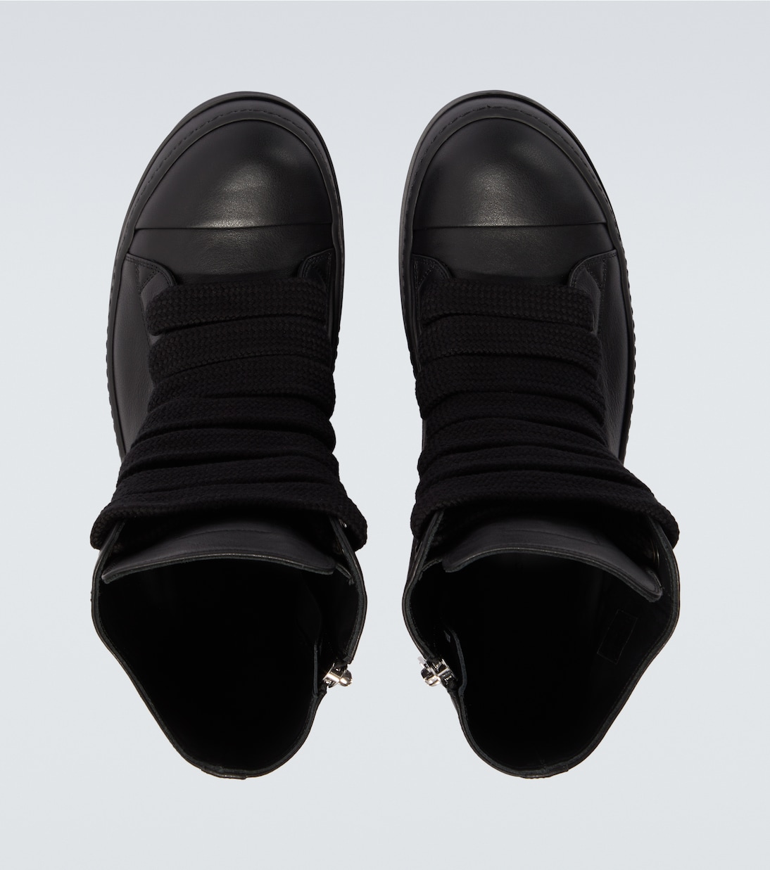 Jumbolace leather high-top sneakers | Rick Owens