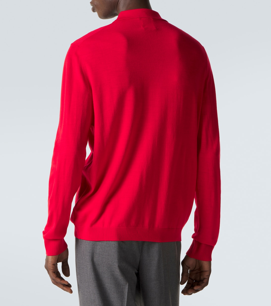 Virgin wool polo shirt | Allude