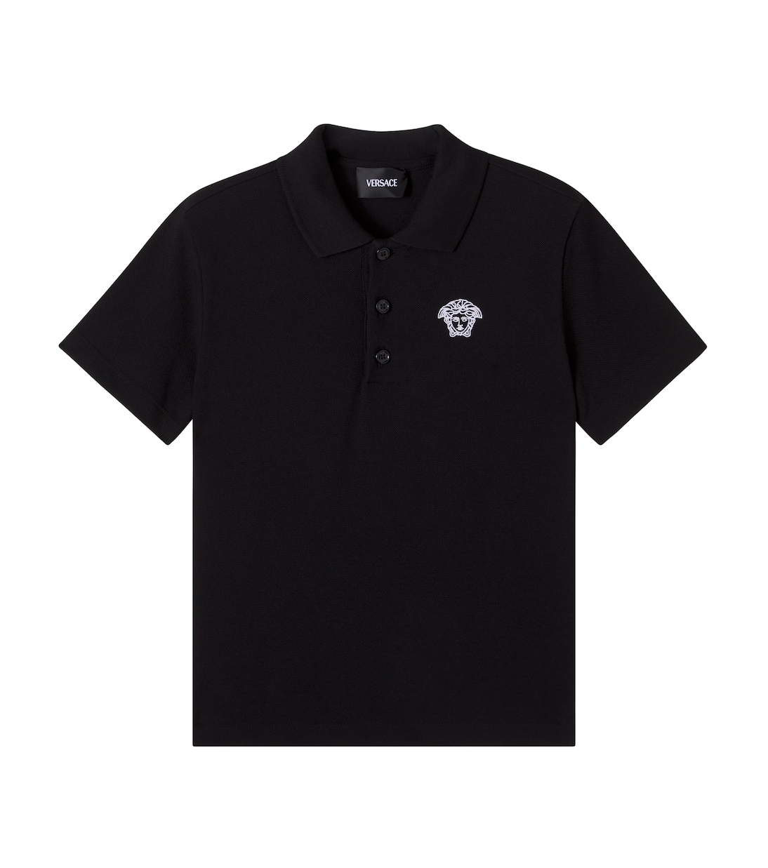 Medusa cotton piqué polo shirt | Versace Kids