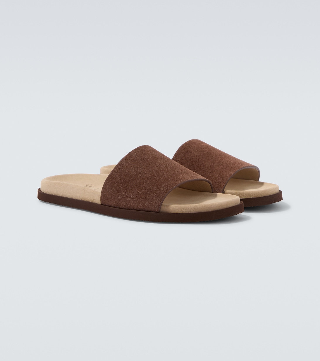 Suede slides | Brunello Cucinelli