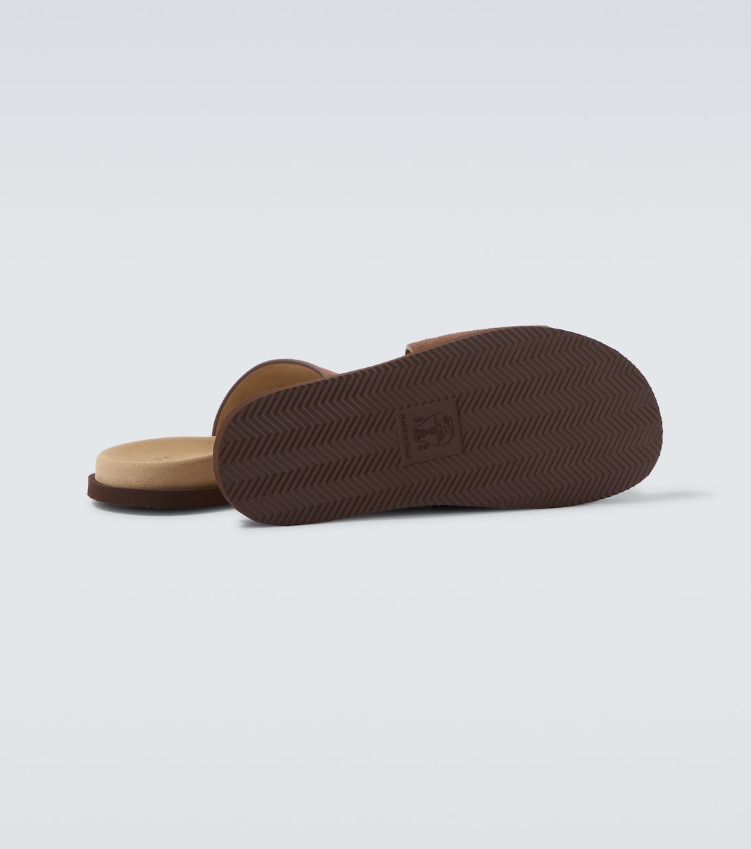 Suede slides | Brunello Cucinelli